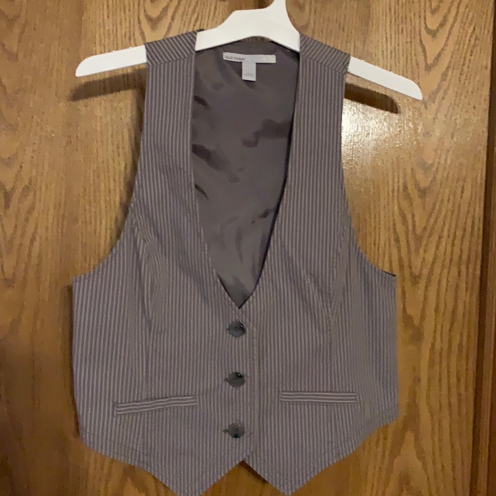 Old Navy, large vest, gray